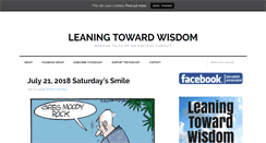 Desktop Screenshot of leaningtowardwisdom.com